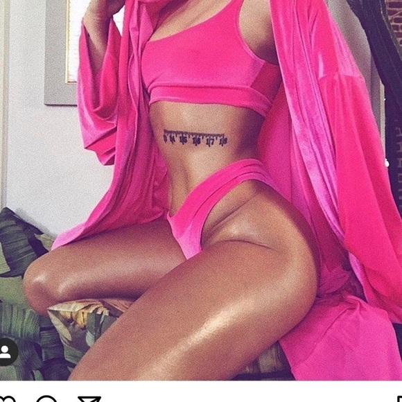 Laina Rauma SET Barbiecore Velour loungesuit velour club bed leisure lainarauma - Picture 12 of 16